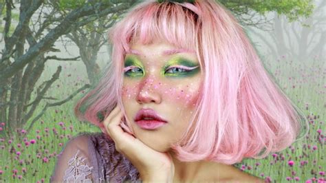 fairy makeup green|fairy aesthetic makeup.